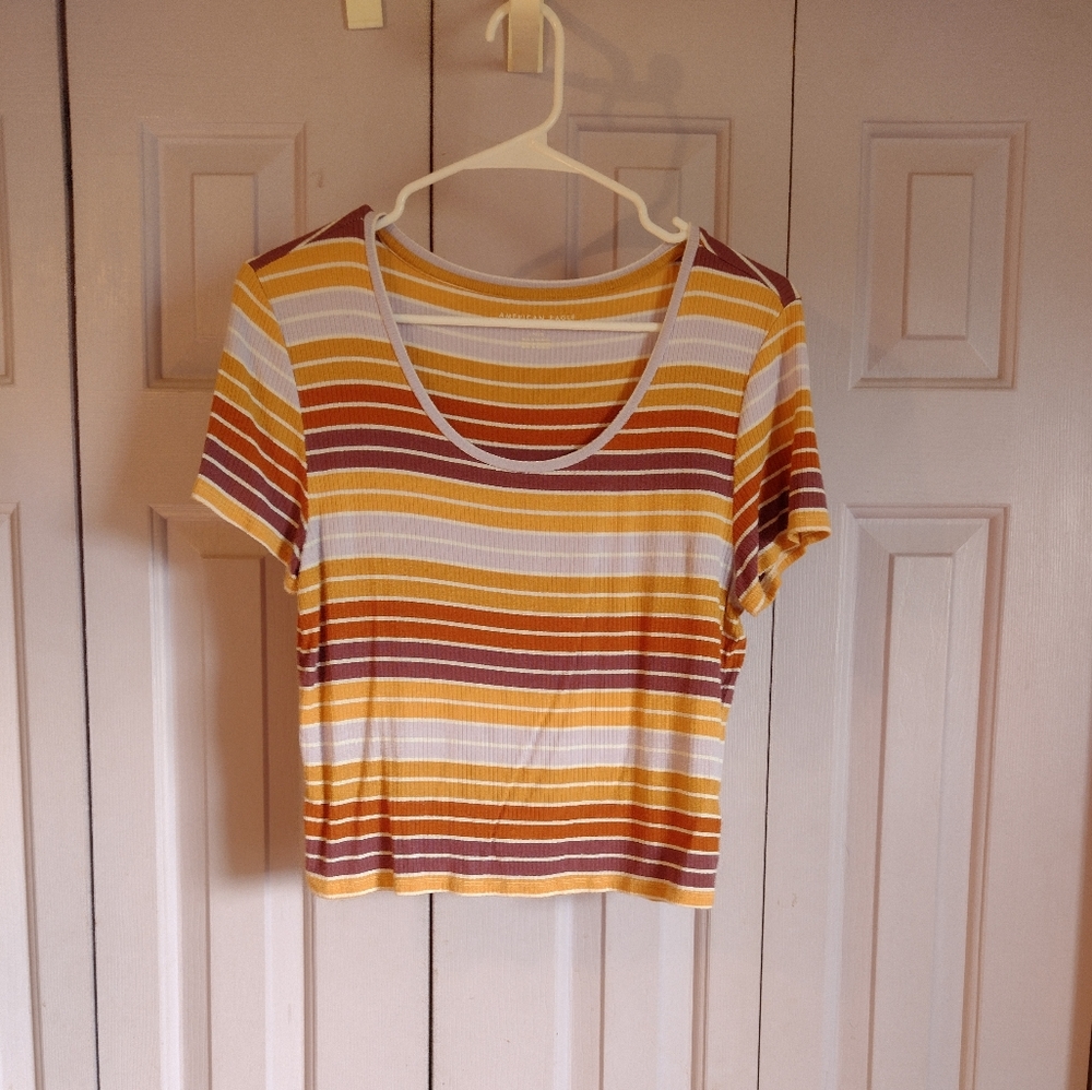 American Eagle Cropped Tee